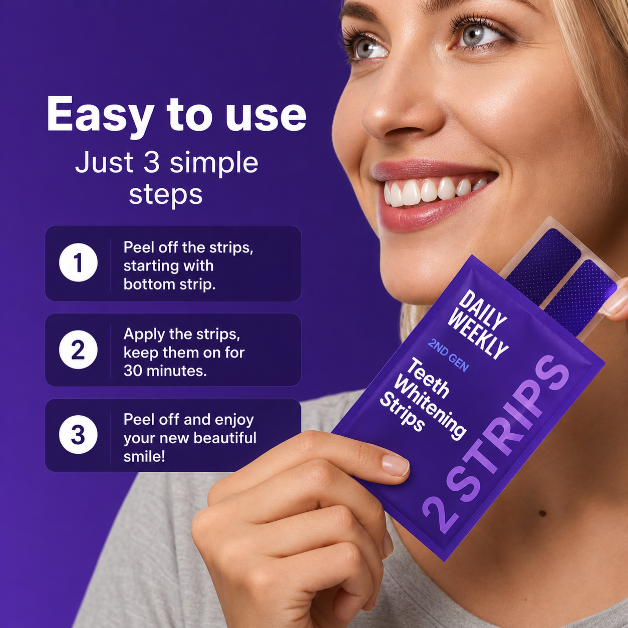 Purple Whitening Strips