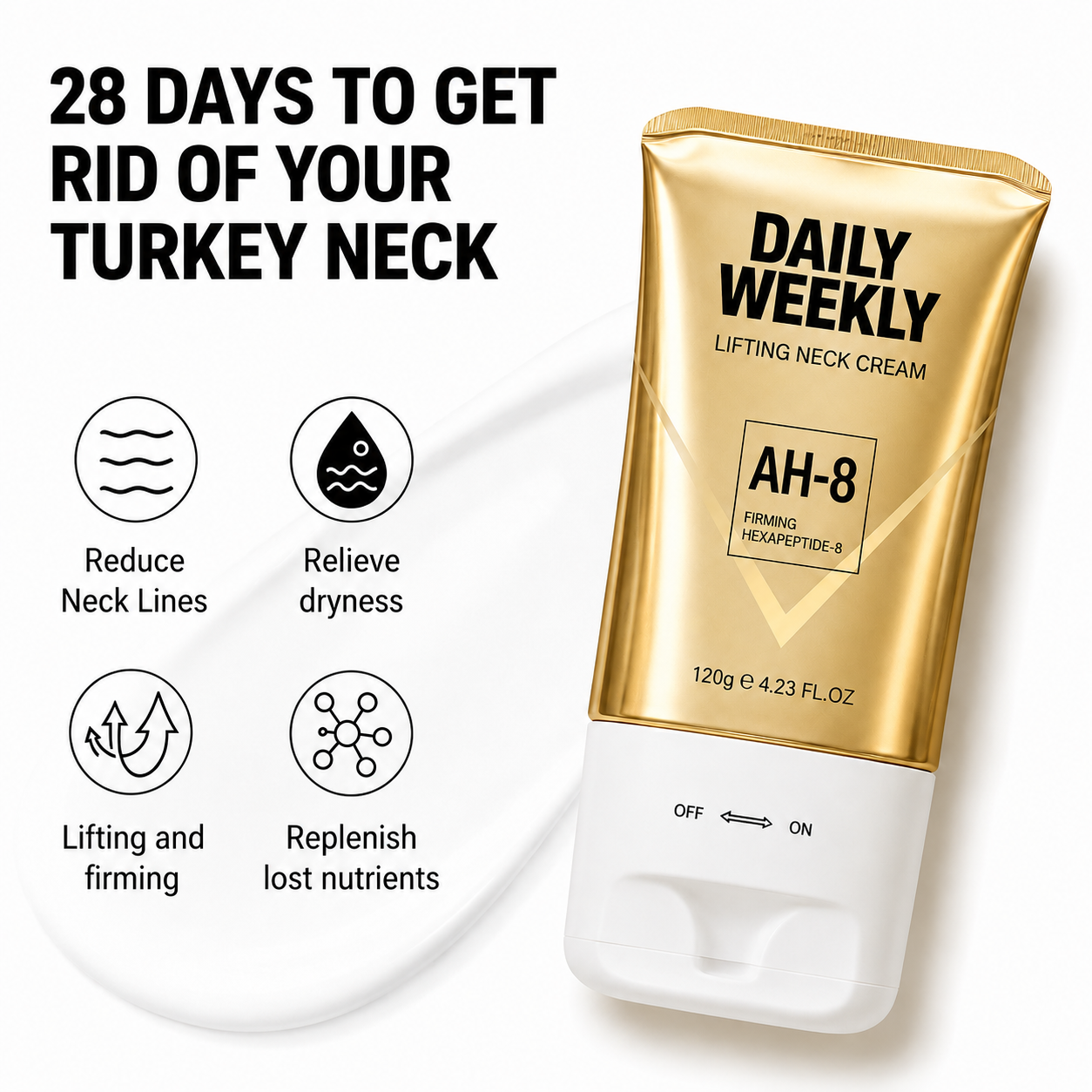 TIGHTEN & LIFT NECK CREAM by DailyWeekly