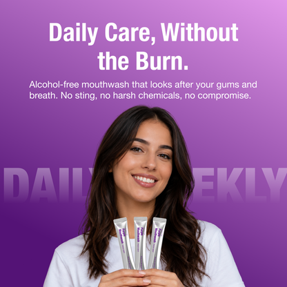 Purple Whitening Mouthwash - Daily Weekly