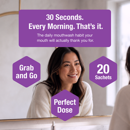 Purple Whitening Mouthwash - Daily Weekly